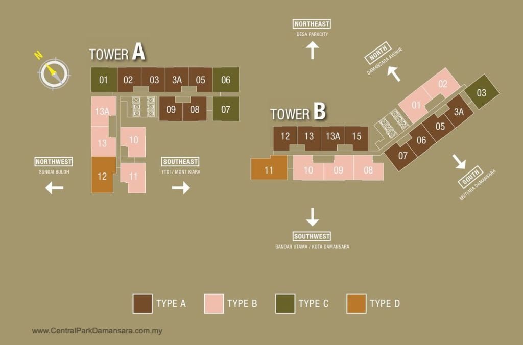 Floor Plan @ D'Erica Residences 1